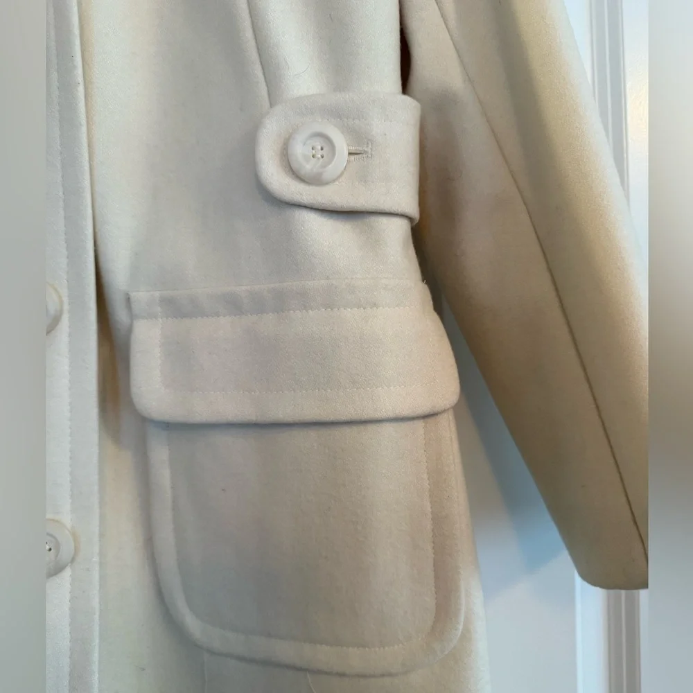 MODA International Wool Blend Button Up Coat - Picture 3 of 4